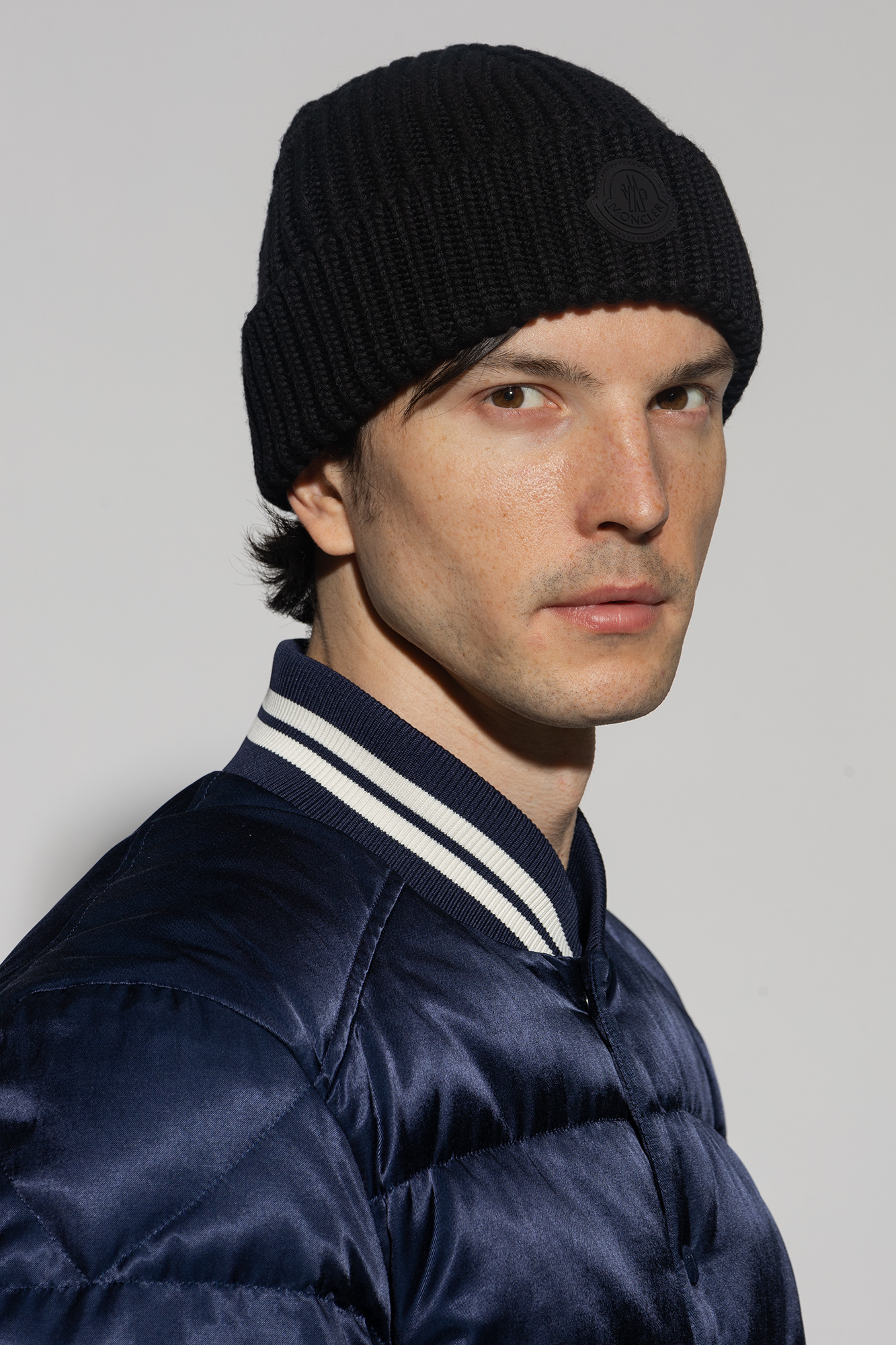 Moncler wooly hat best sale mens